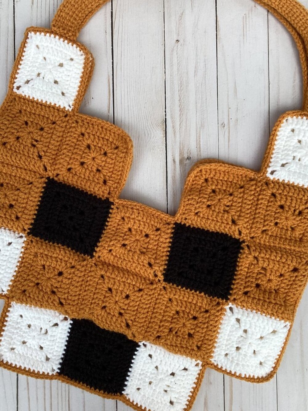 Handmade Crocheted Fox Tote Bag